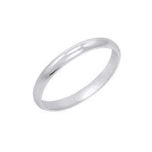 Anillo Ilusión Delgado En Plata 925