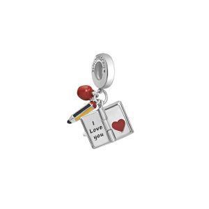 Charm Triple Amor a Profesora En Plata 925