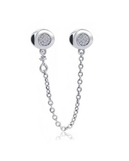 Charm Cadena Circones Luminosos En Plata 925