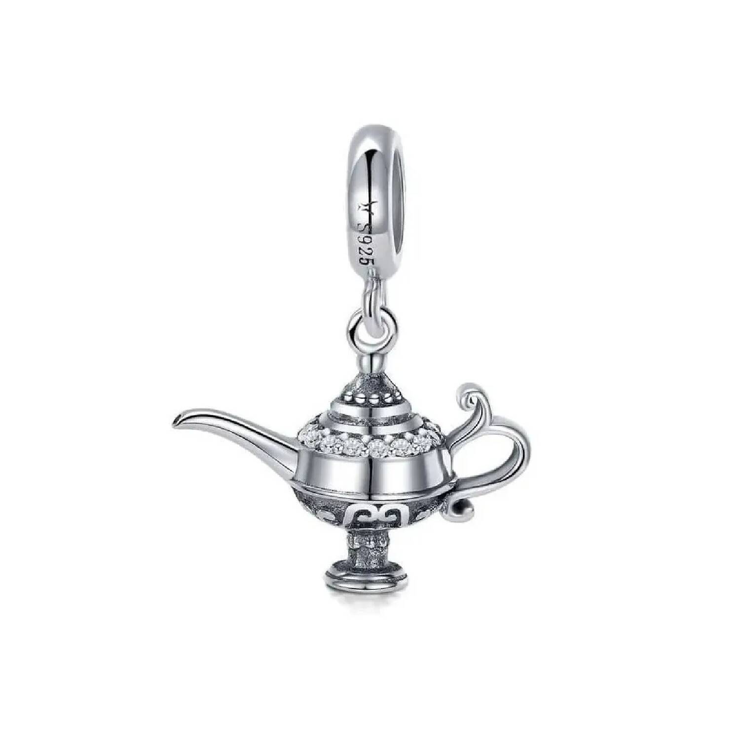 Charm Lámpara Mágica de Aladino En Plata 925