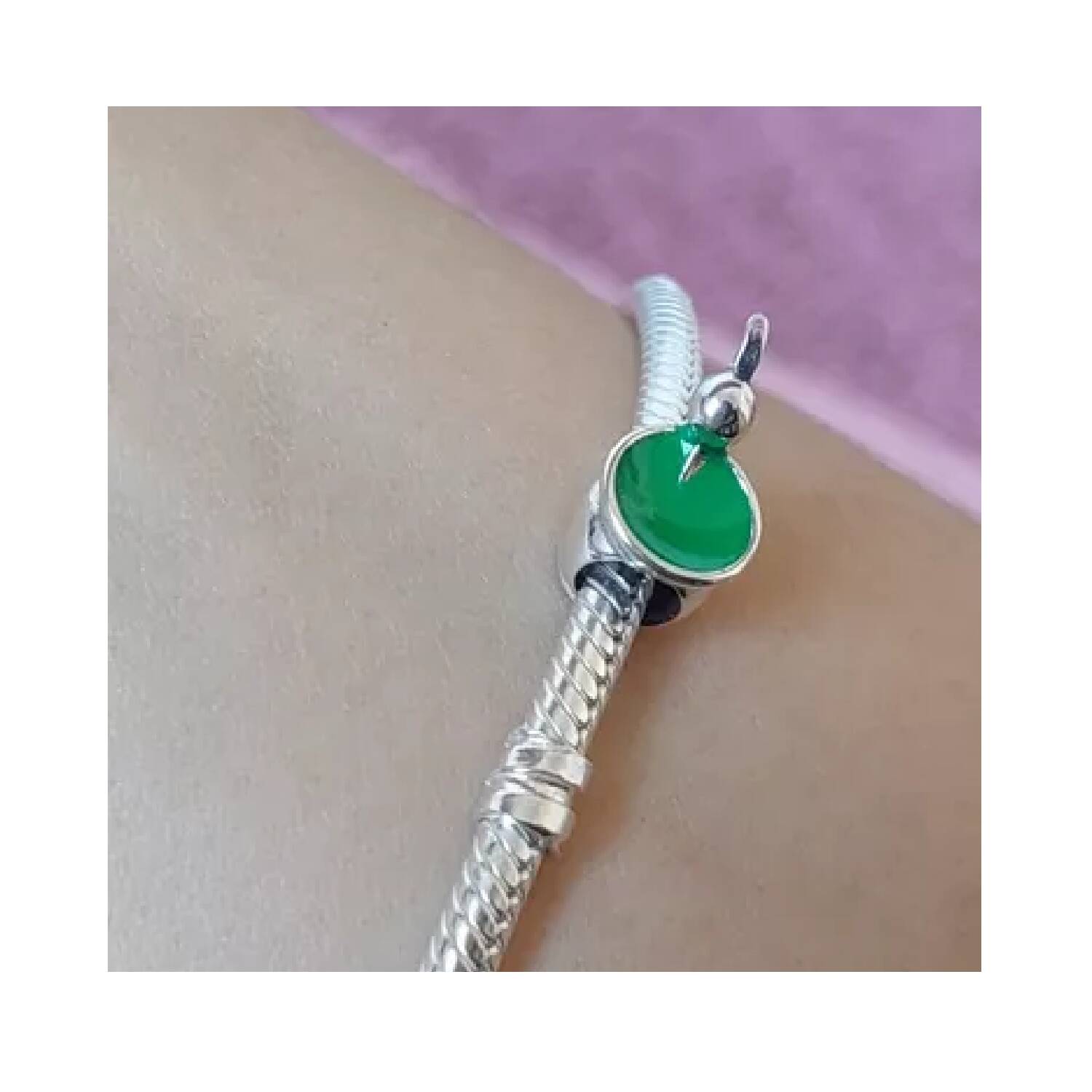 Charm Mate Y Bombilla En Plata 925 - Imagen 3
