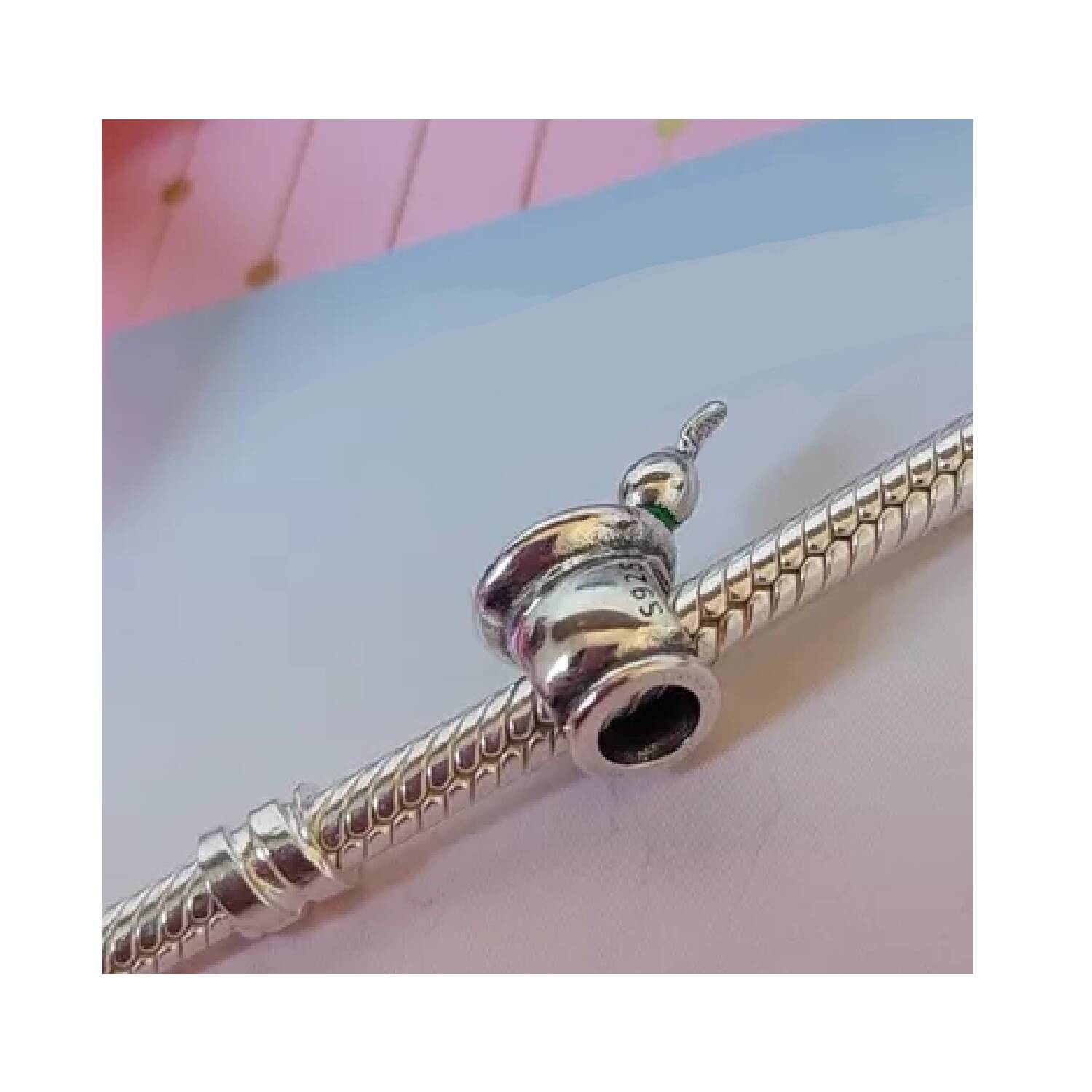 Charm Mate Y Bombilla En Plata 925 - Imagen 4