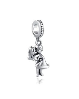 Charm Pareja de Novios Felices En Plata 925