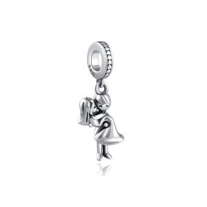 Charm Pareja de Novios Felices En Plata 925