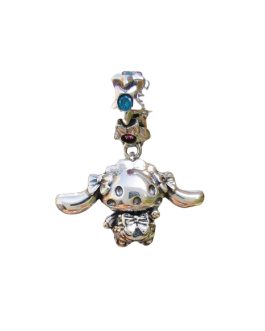 Charm Ovejita Bebé con Orejas Grandes En Plata 925
