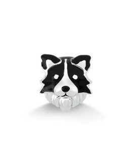 Charm Perro Border Collie En Plata 925