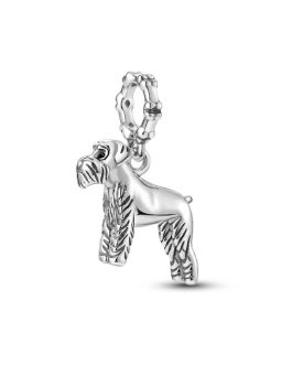 Charm Perro Schnauzer En Plata 925