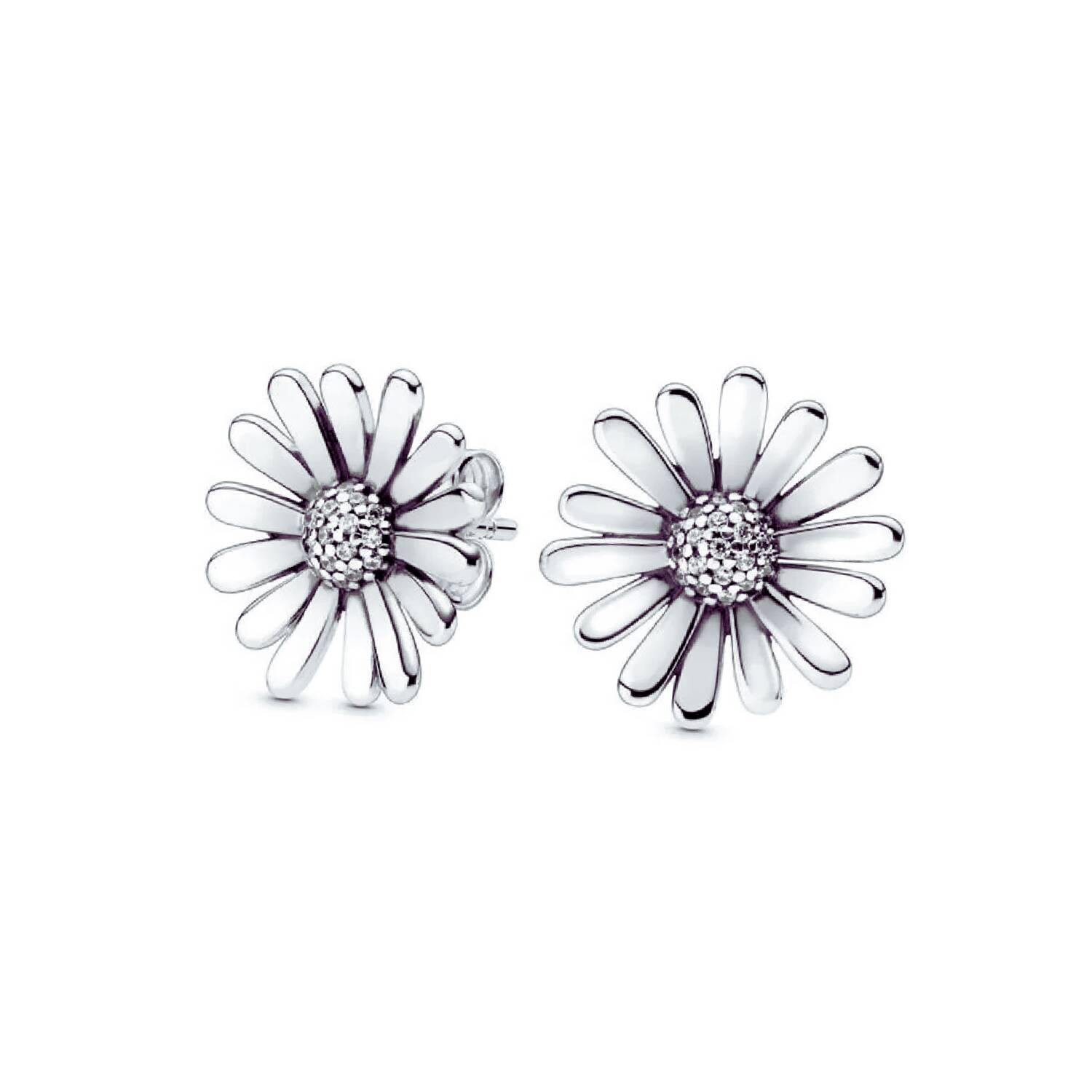 Aros Margarita Primaveral En Plata 925
