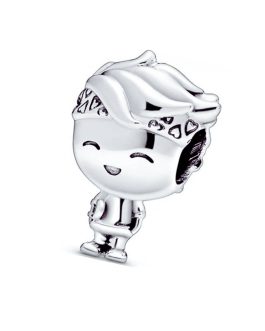 Charm Niño con Skate y Cintillo En Plata 925