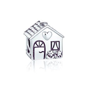 Charm Casita Mi Dulce Hogar En Plata 925