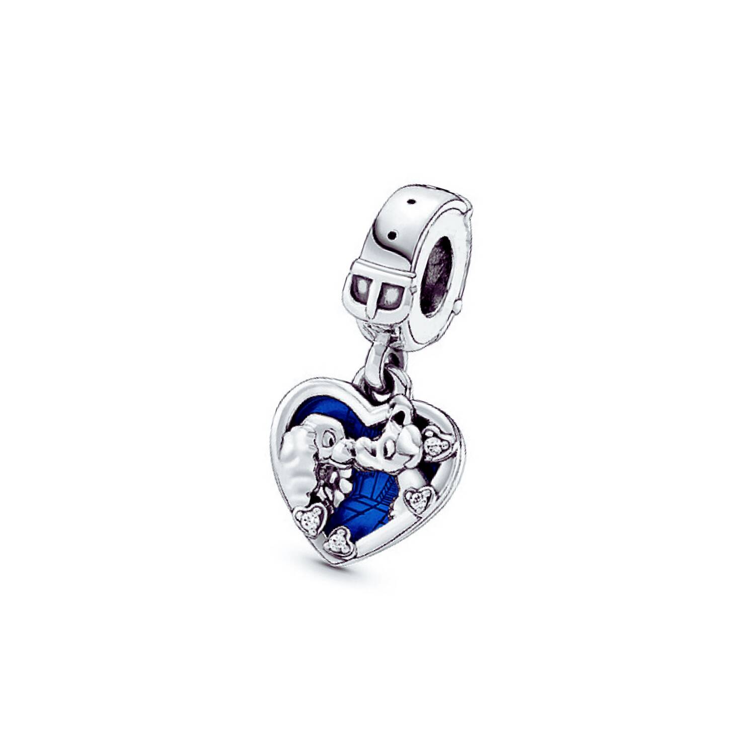 Charm Corazón La Dama y El Vagabundo En Plata 925