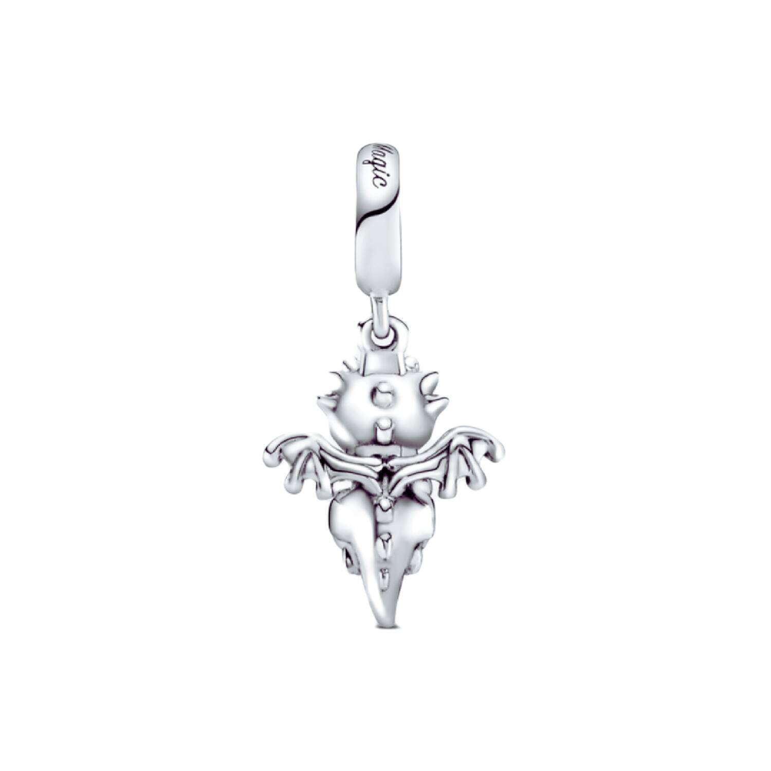 Charm Dragón de la Suerte En Plata 925 - Imagen 2