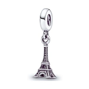 Charm Torre Eiffel de París En Plata 925