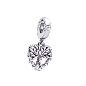 Charm Árbol de Vida Familiar En Plata 9251