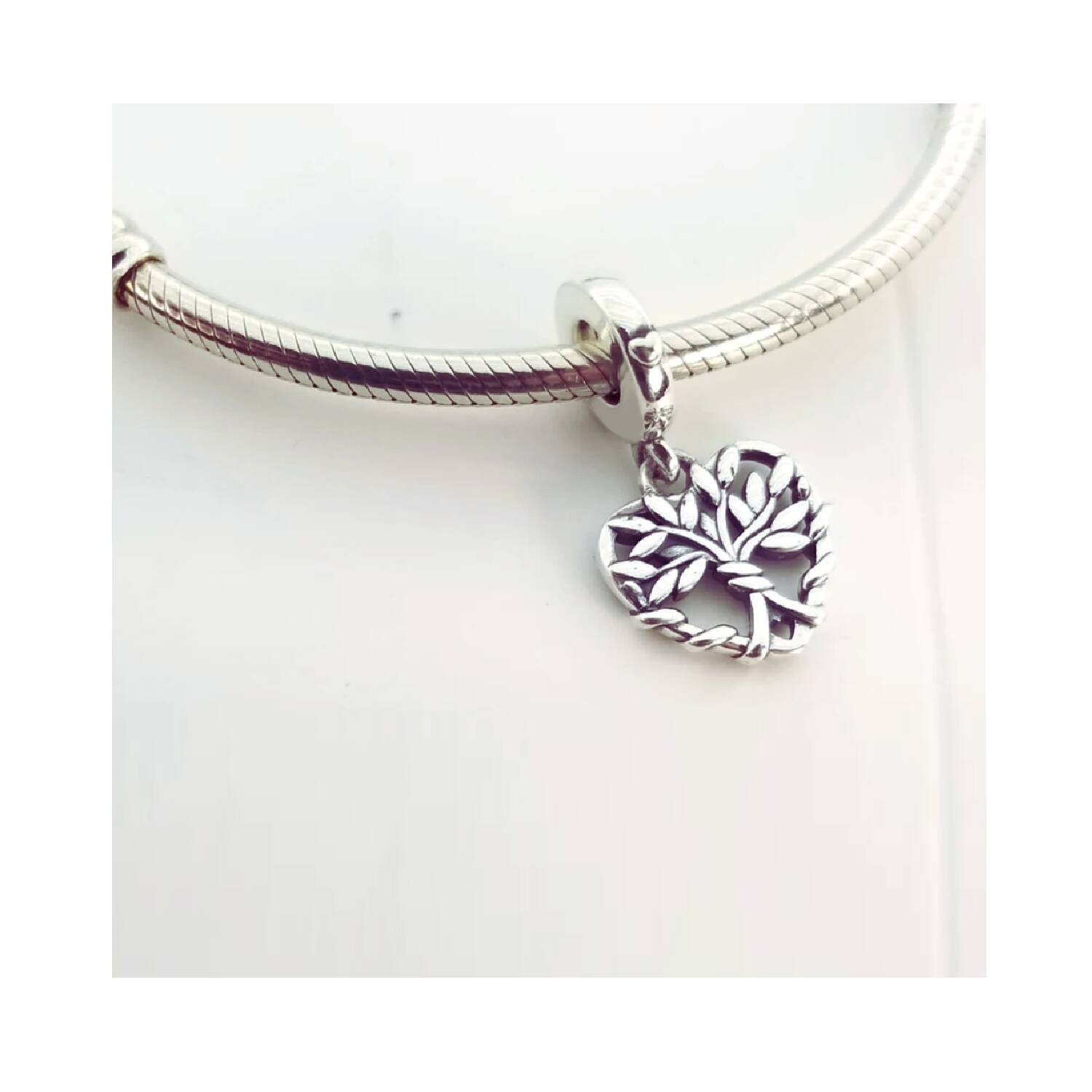 Charm Árbol de Vida Familiar En Plata 9251 - Imagen 4