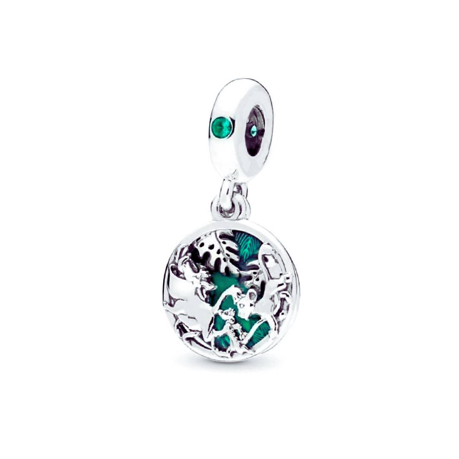 Charm Timón y Pumba Rey León En Plata 925