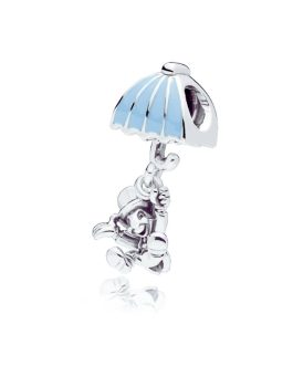Charm Pepe Grillo con Paraguas En Plata 925
