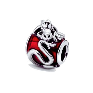 Charm Dragón Mushu Mulán En Plata 925