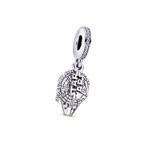 Charm Star Wars Millenium Falcon En Plata 925