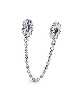 Charm Cadena Circones Brillantes En Plata 925