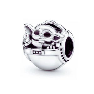 Charm Grogu Baby Yoda Star Wars En Plata 925