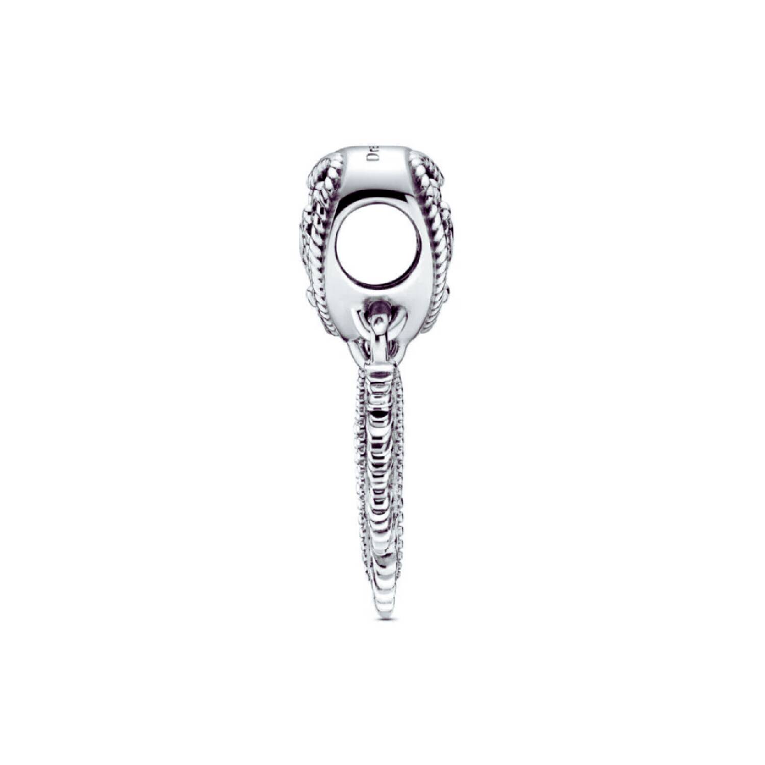 Charm Corazón Atrapasueños En Plata 925 - Imagen 3