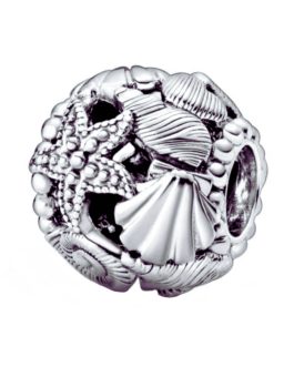 Charm Conchitas y Estrella de Mar En Plata 925