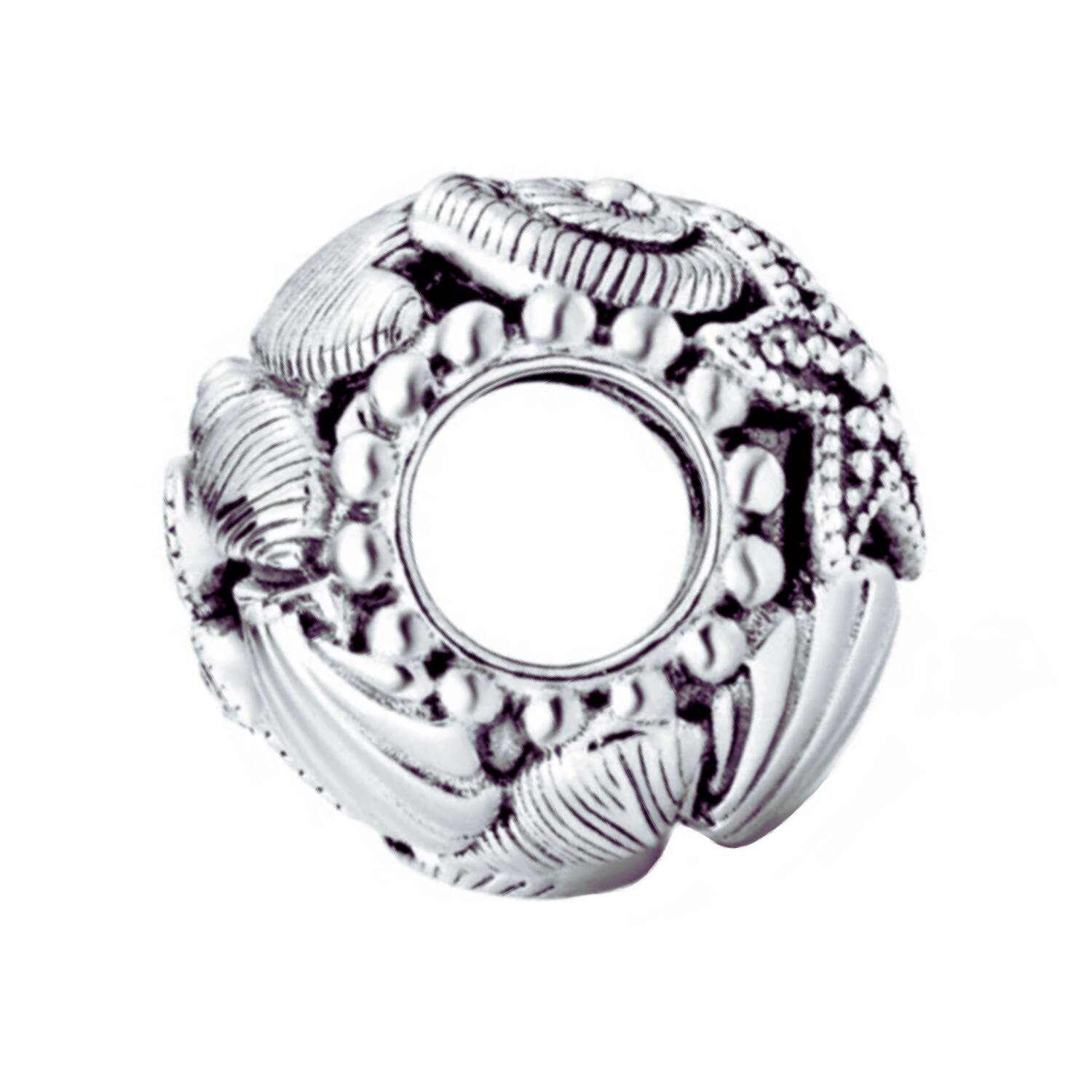 Charm Conchitas y Estrella de Mar En Plata 925 - Imagen 2