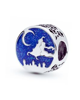 Charm Aladdin y Cielo Estrellado En Plata 925