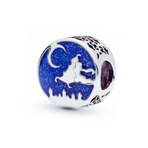 Charm Aladdin y Cielo Estrellado En Plata 925