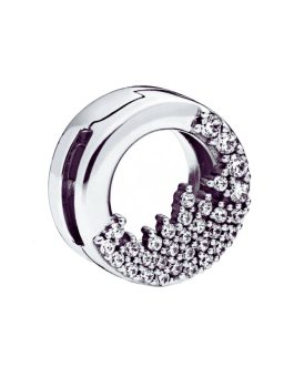 Charm Hielo Brillante y Circones En Plata 925