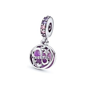 Charm Universo de Amor Infinito En Plata 925