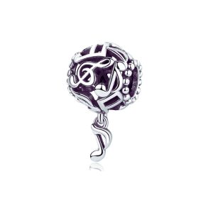 Charm Notas Musicales Inspiradoras En Plata 925