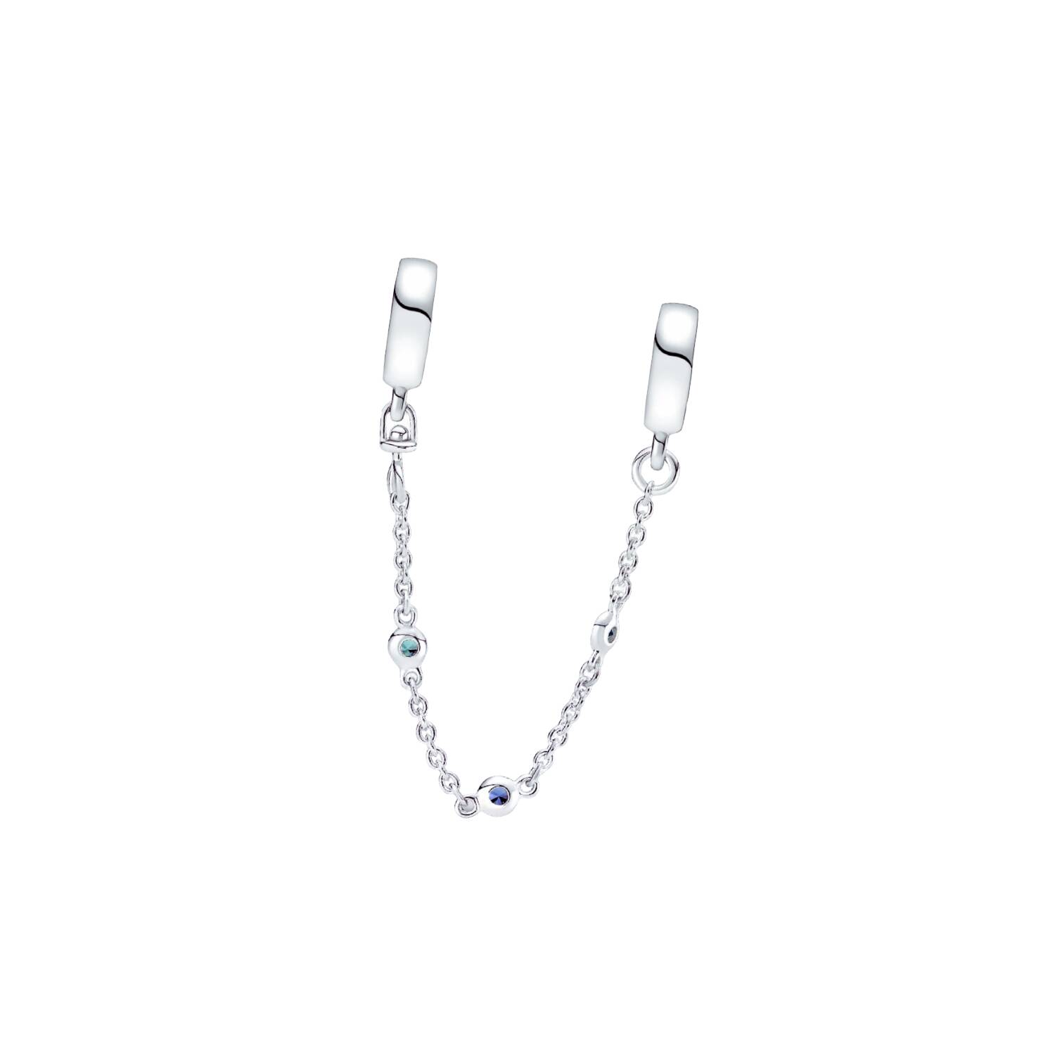 Charm Cadena Tres Circones En Plata 925 - Imagen 2