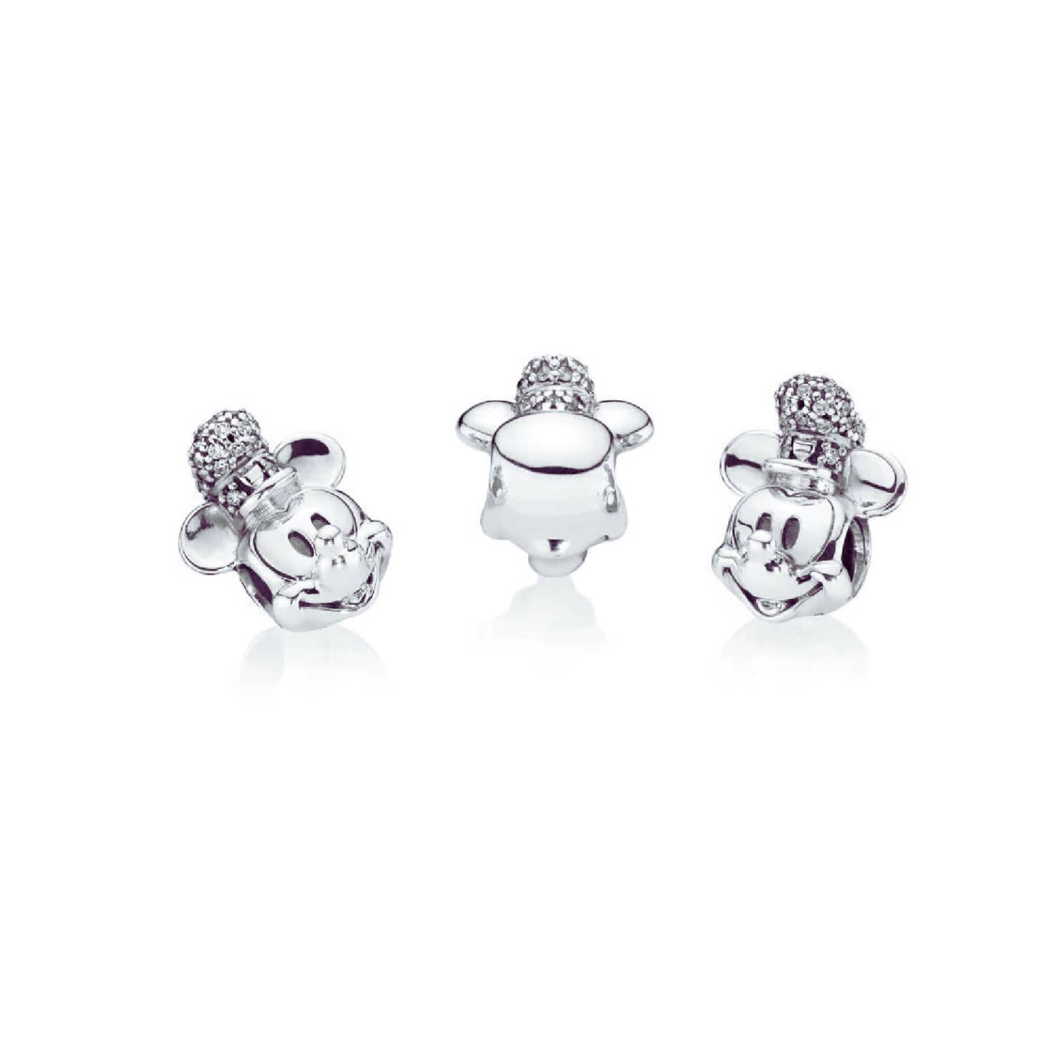 Charm Mickey con Gorro Marinero En Plata 925 - Imagen 3