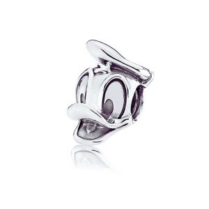 Charm Pato Donald Sonriente En Plata 925