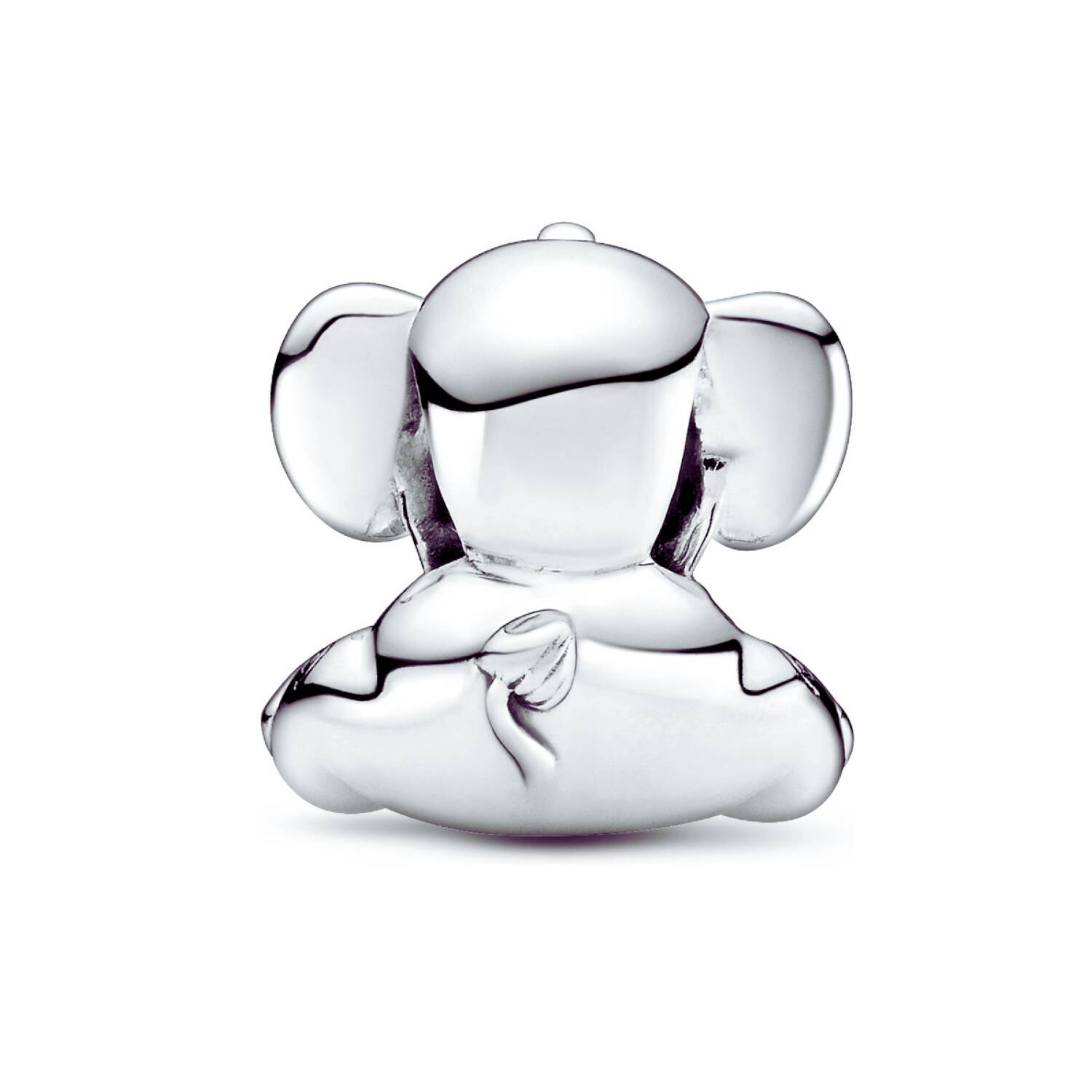 Charm Elefante Bebé de la Suerte En Plata 925 - Imagen 3