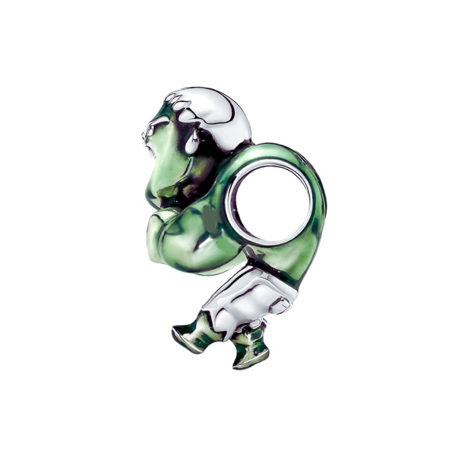 Charm Hulk "El Hombre Increíble" En Plata 925 - Imagen 2