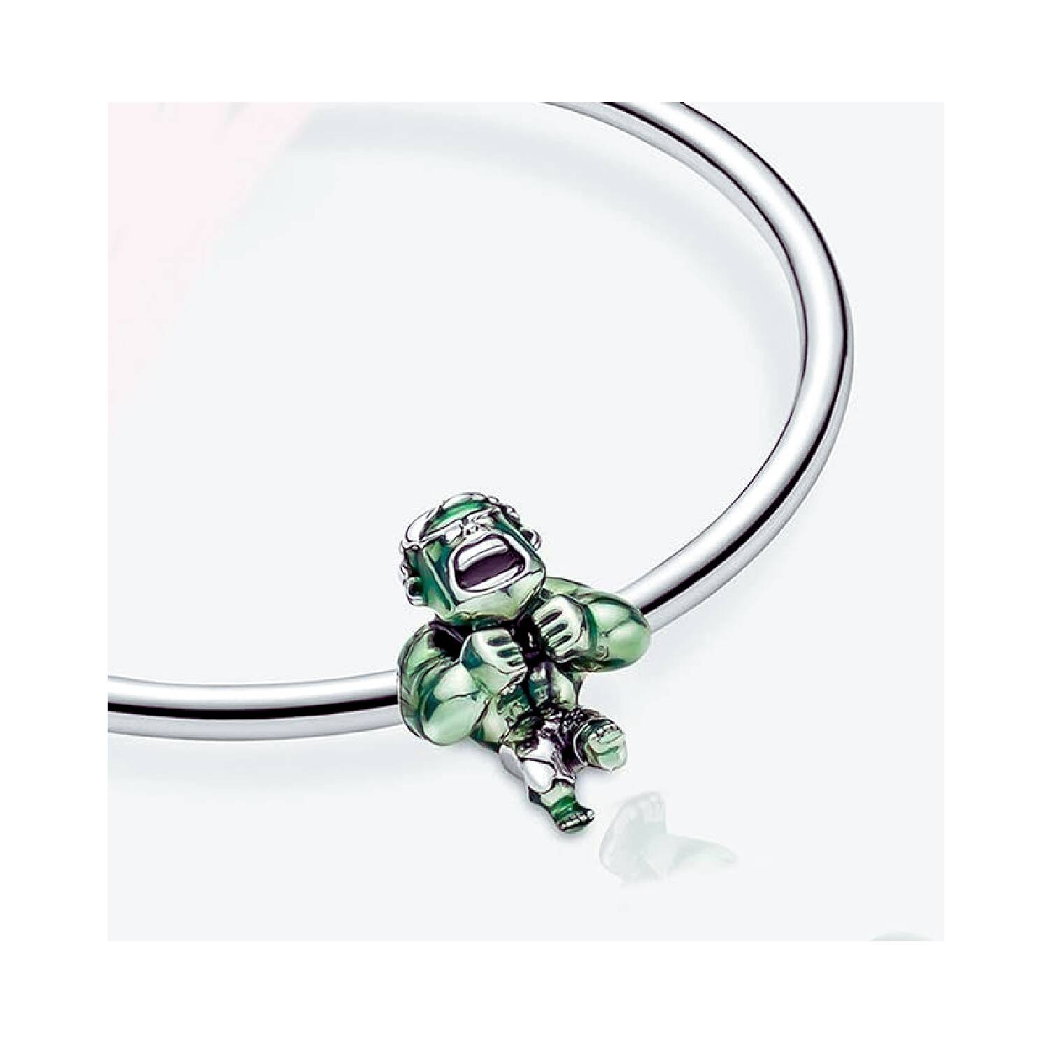 Charm Hulk "El Hombre Increíble" En Plata 925 - Imagen 3