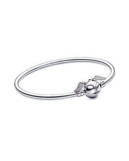 Pulsera Broche Snitch Harry Potter En Plata 925