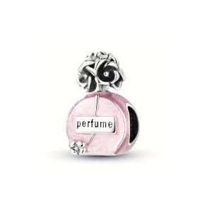 Charm Botella de Perfume Camelias En Plata 925