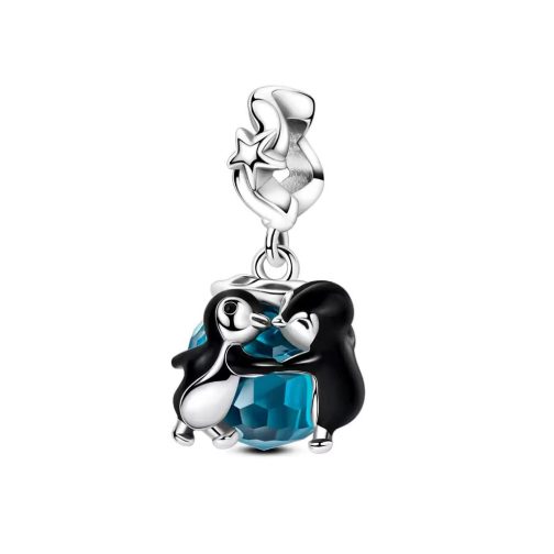 Collar De Plata Con Cofre Del Tesoro Pirata Y Colgante De Perla