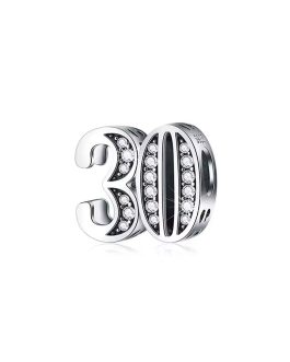 Charm Celebración 30 Años En Plata 925