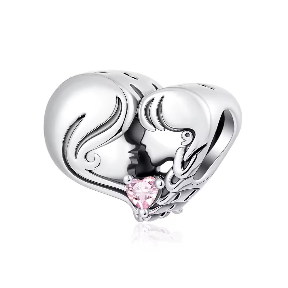 Charm Amor Incondicional de Madre e Hija En Plata 925