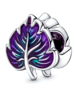 Charm Hoja De Otoño Multicolor en Plata 925