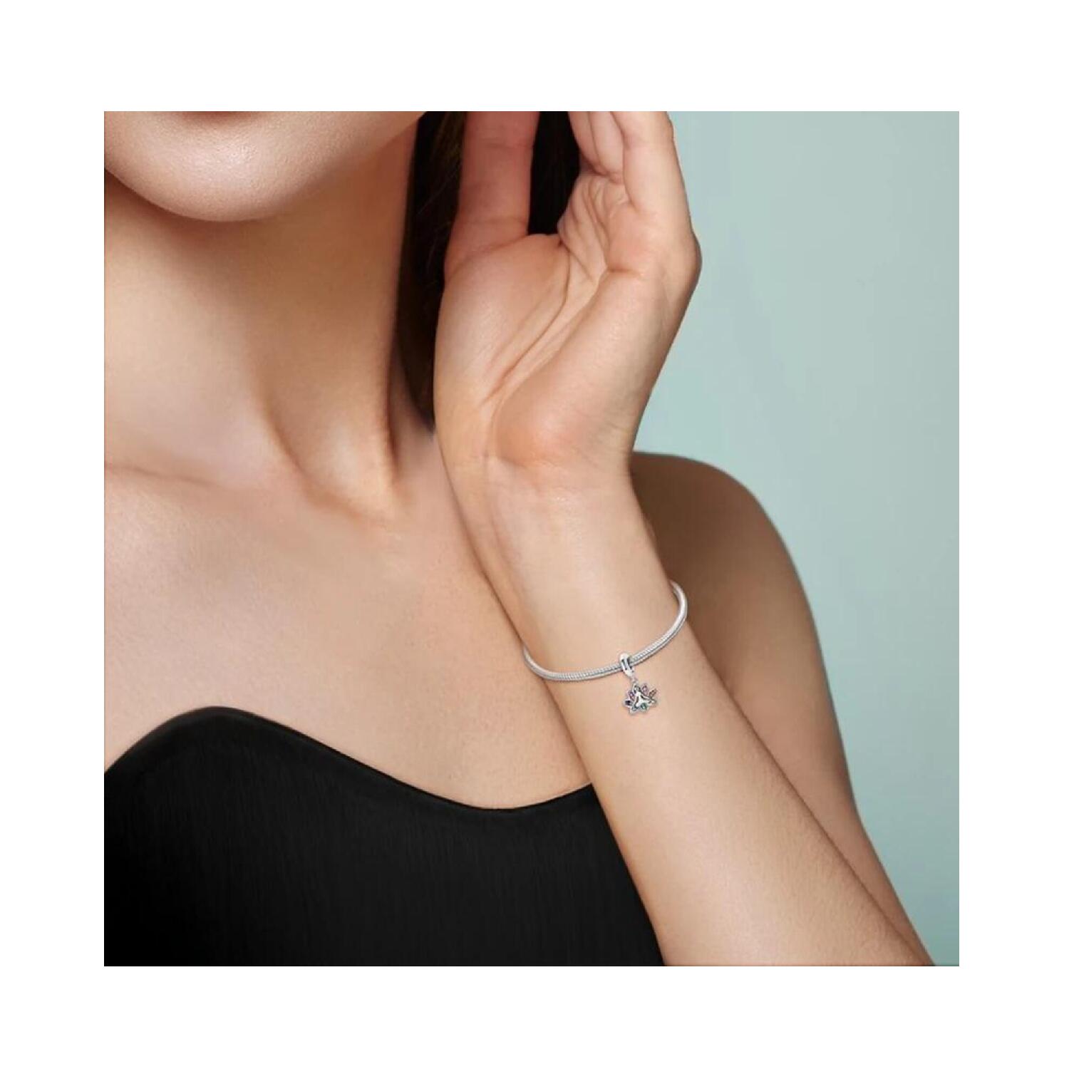 Charm Yoga Y Siete Chakras Espiritual en Plata 925 - Imagen 4
