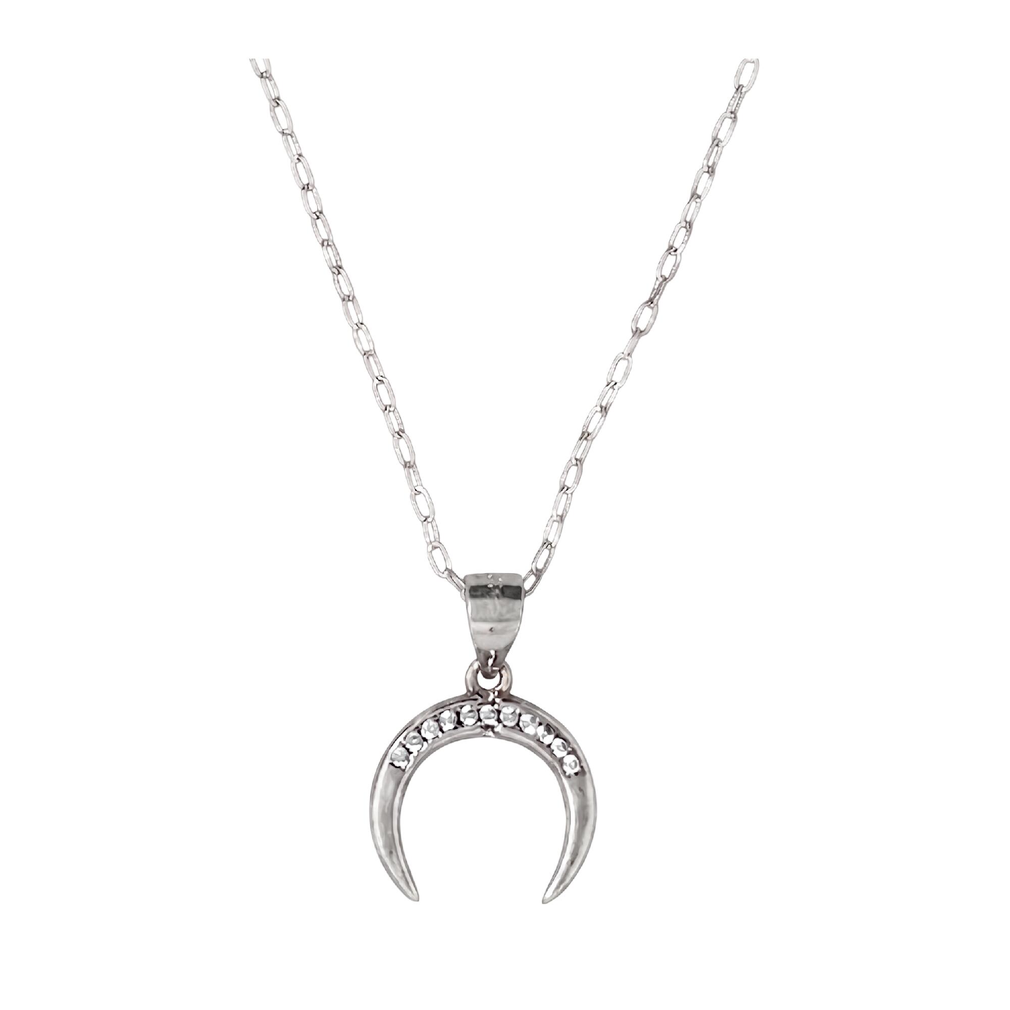 Collar Cadena Herradura Suerte En Plata 925
