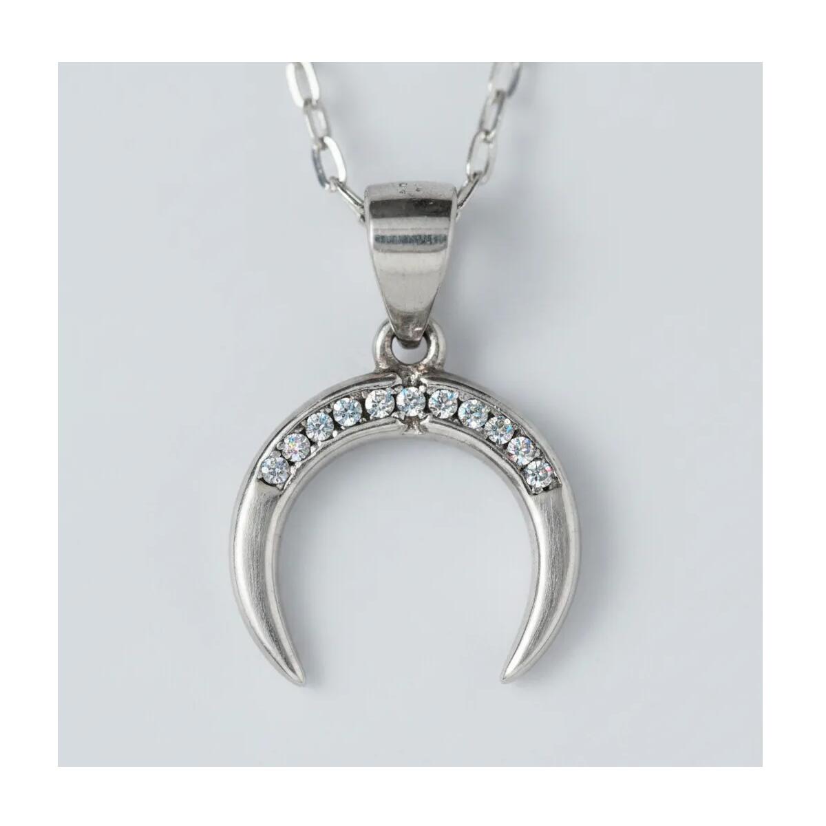 Collar Cadena Herradura Suerte En Plata 925 - Imagen 3