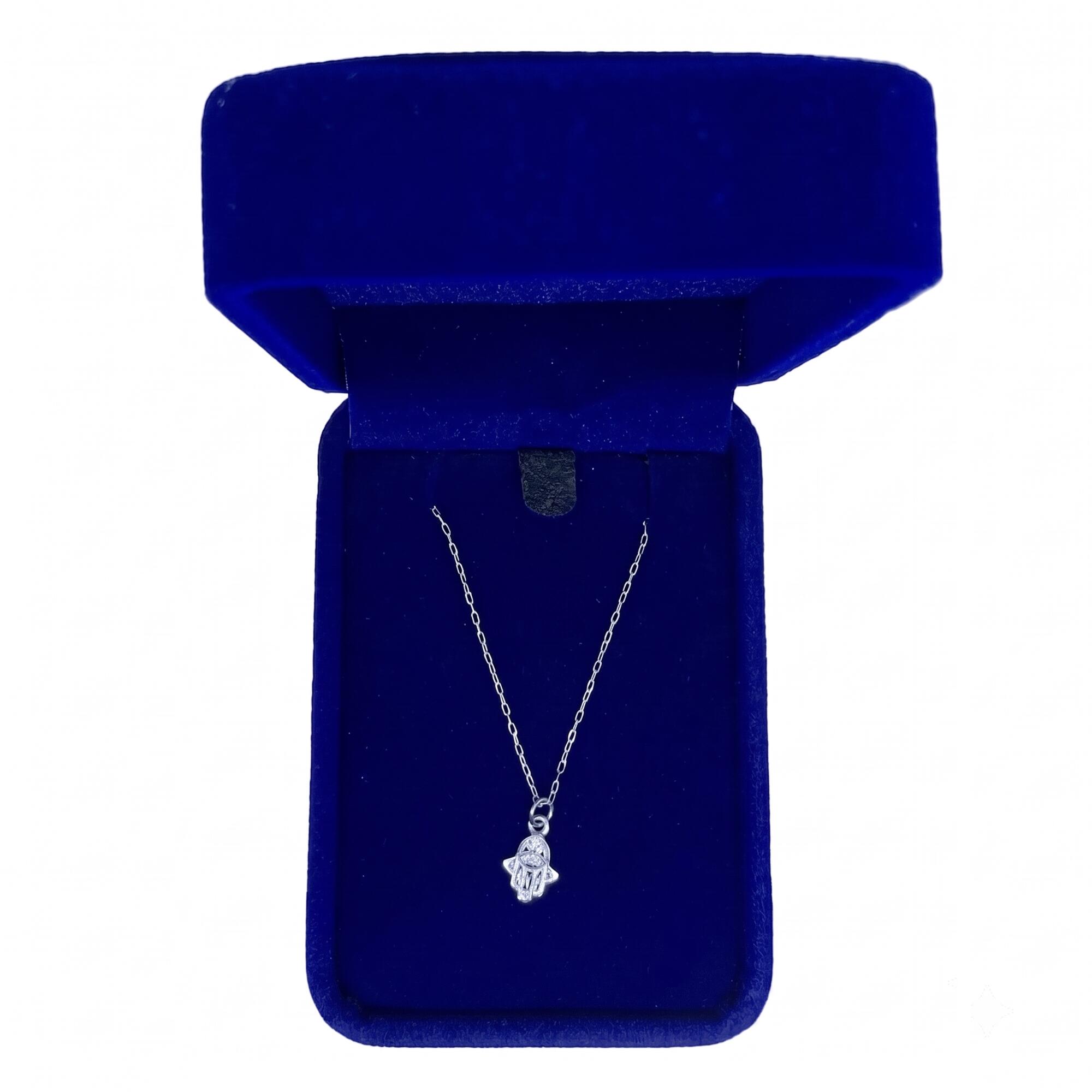 Collar Cadena Mano de Fátima En Plata 925 - Imagen 3