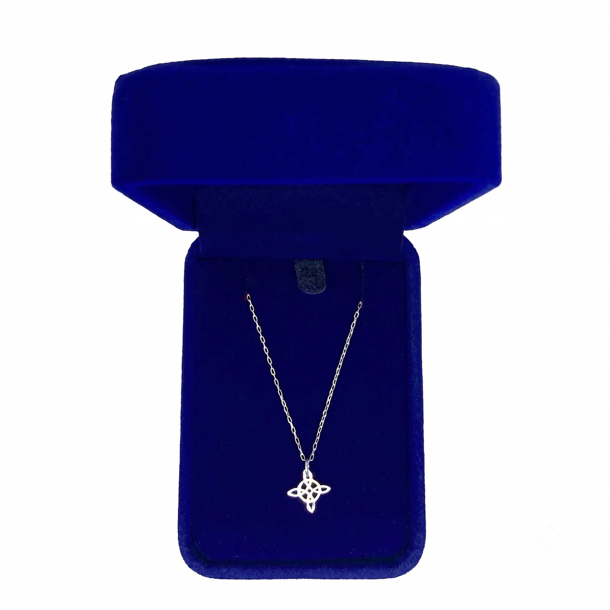 Collar Cadena Nudo de Bruja En Plata 925 - Imagen 3